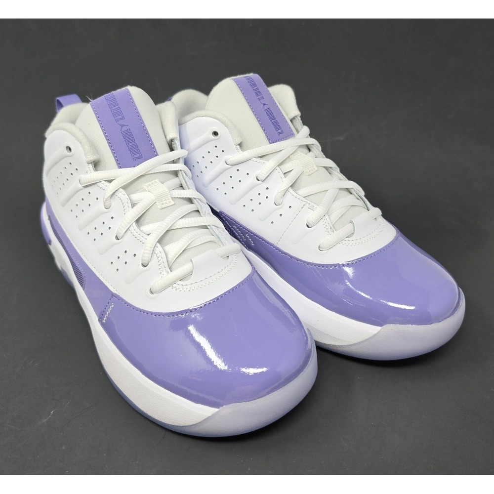 Jordan Max Aura 7 GS White Court Purple Sneakers HQ2089-115 Kid's 7Y